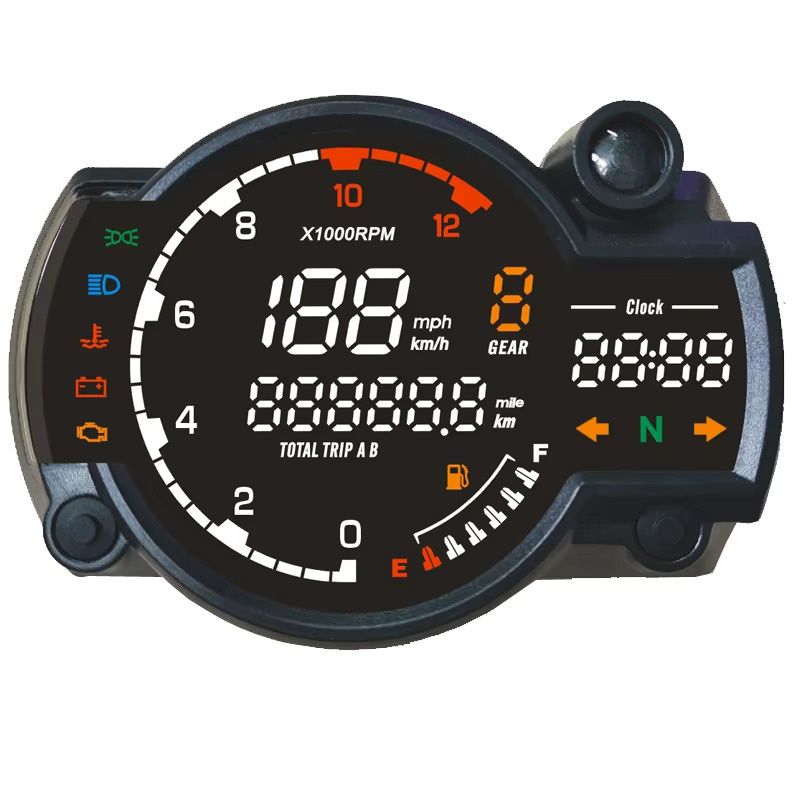 Bord moto motocicleta scuter ATV enduro KTM vitezometru turometru ceas