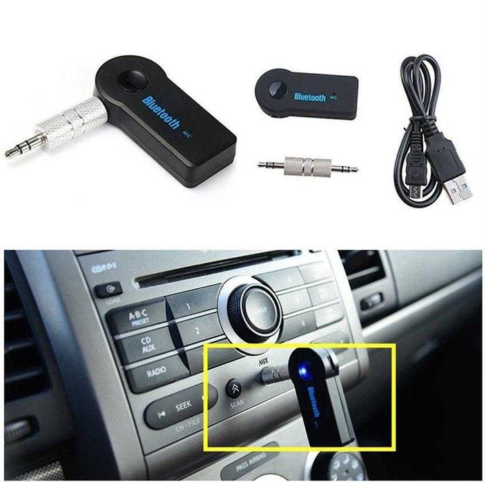Bluetooth car audio блутут приемник, хендсфри кола, компютър Receiver