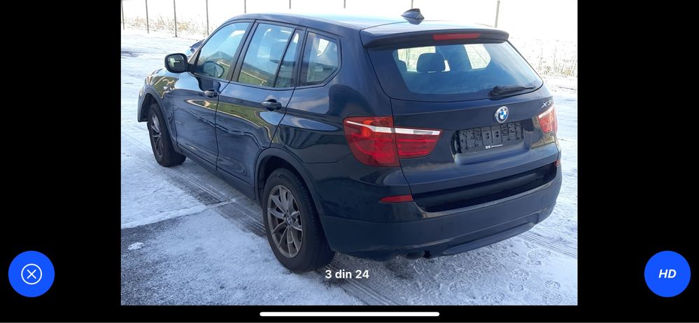 Piese dezmembrari Bmw X3 F25 motor 2.0d xdrive an 2013