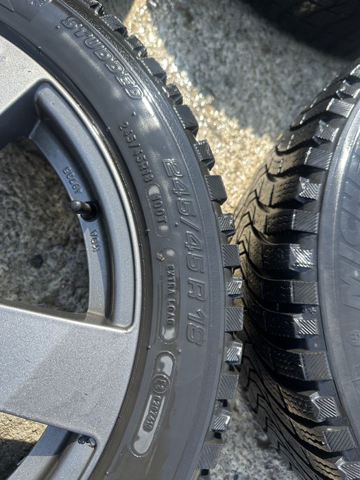 Jante cu cauciuc 5x112 r18