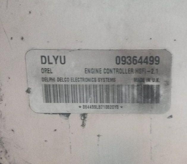 Компютър ECU DELFI за Опел Зафира А, Мерива А, Астра Г 1.6 101 к.с