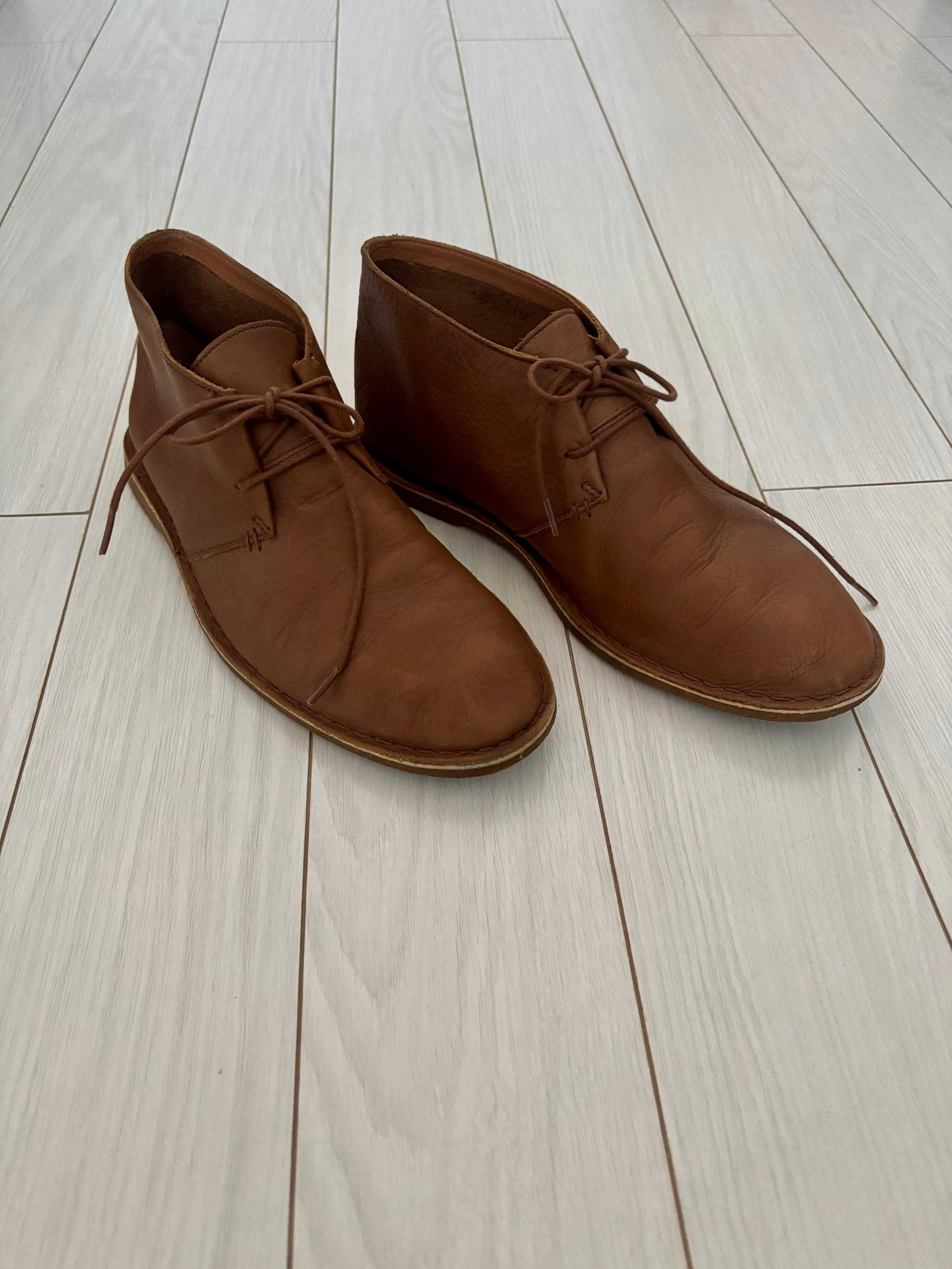 Pantofi Clarks Original Desert Soft Brown Leather boots