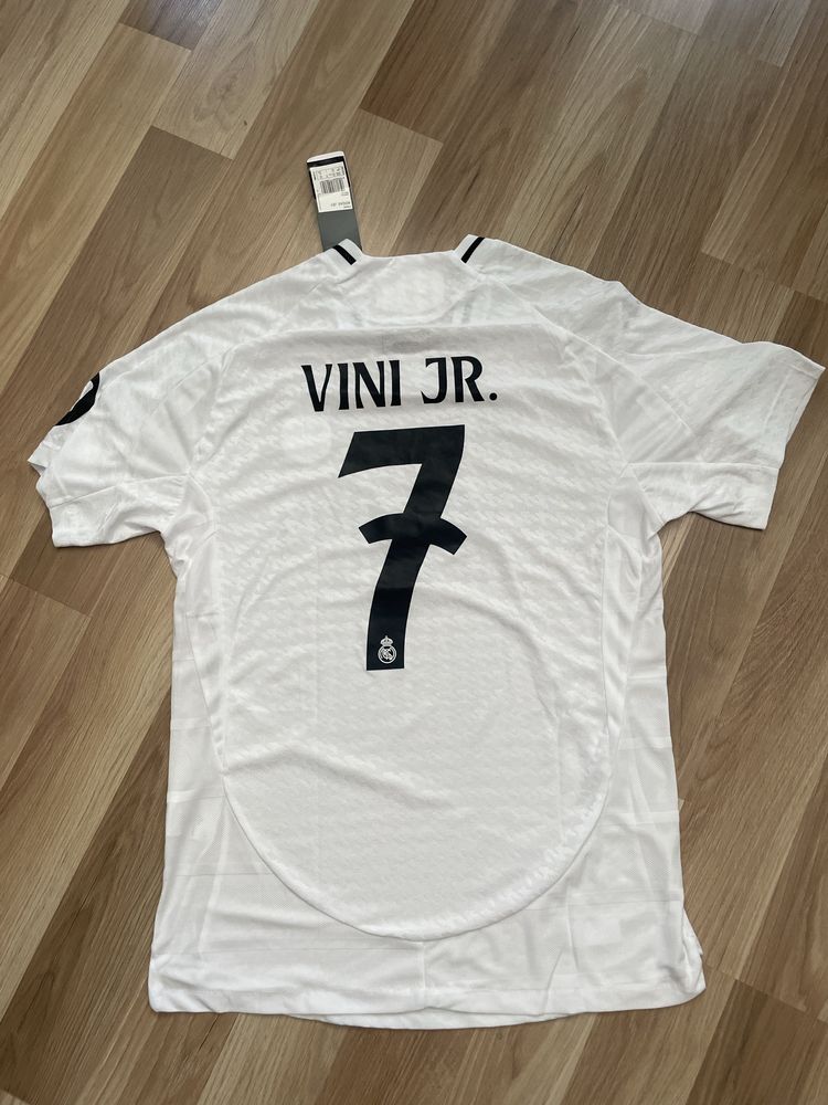 Real Madrid 2425 Vini Jr. Mbappe Bellingham Home Kit S M L XL