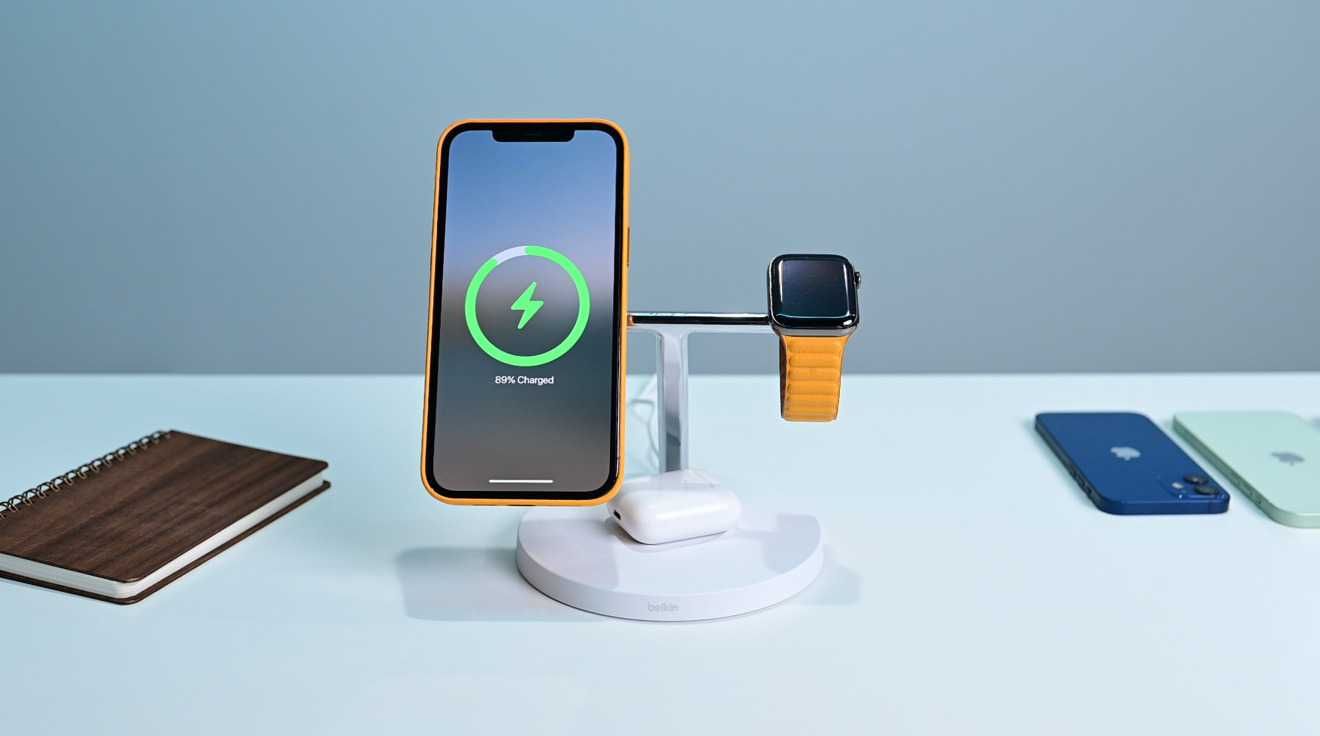 Belkin BOOST CHARGE PRO 3-in-1 Wireless Charger with MagSafe 2024