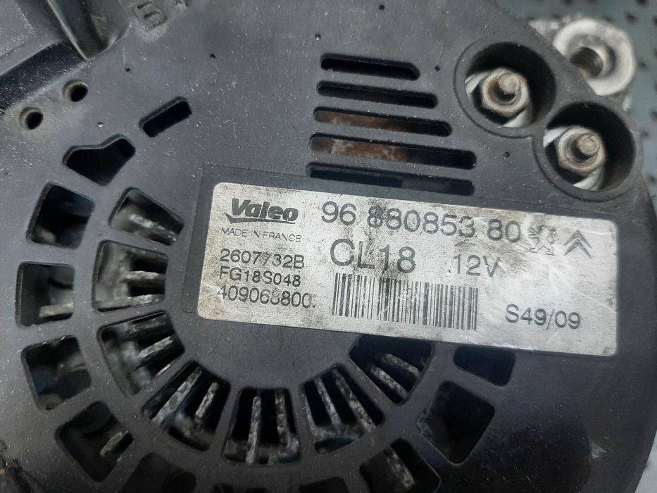 alternator 1.6 hdi 9h01 peugeot 407 citroen c5  9688085380