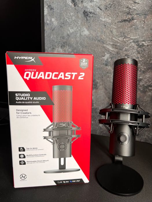 Микрофон Hyperx quadcast 2