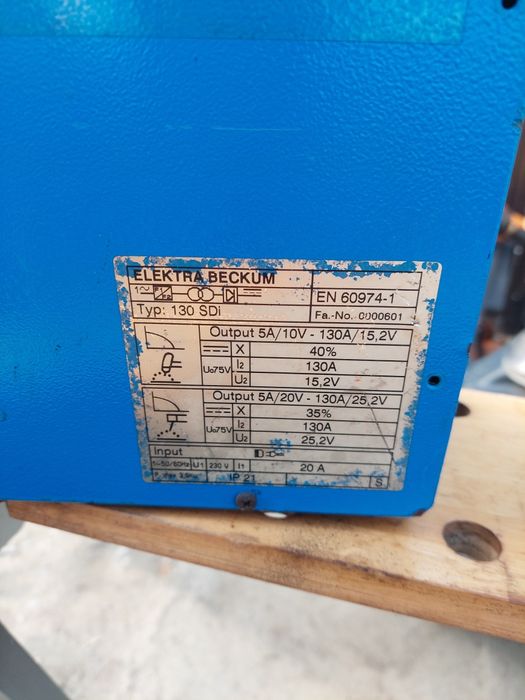 Aparat de sudura mma invertor Elektra Beckum.