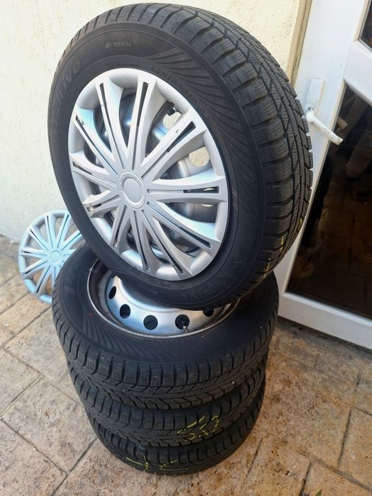 VÂND 4 ANVELOPE DE IARNĂ CU JANTE -175/65 R15 -Dot 2021 - Aproape Noi