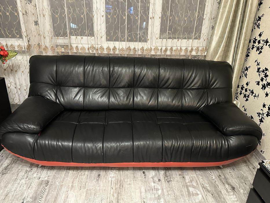 Set 2 canapele piele naturala