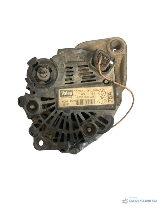 Alternator OPEL ARENA Box TB, TF 1998 - 2001 1.9 D F8Q 600, F8Q 606 2542897A / TG8S017 / 8200392926 / 605114568