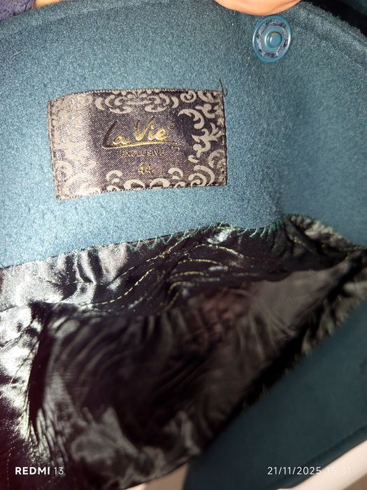 Palton verde închis