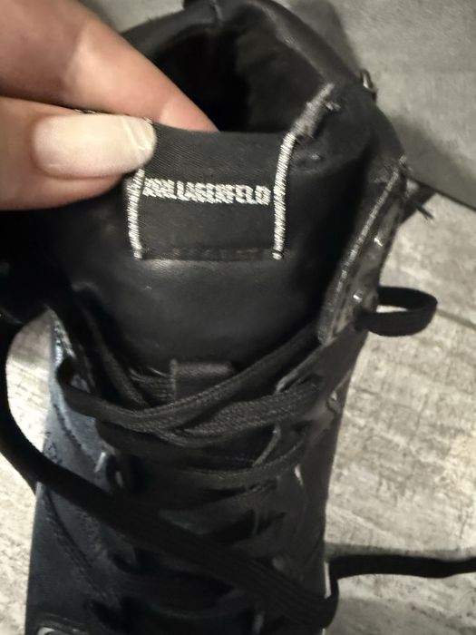 Karl Lagerfeld De piele sneakers  bocanci ELEKTRO