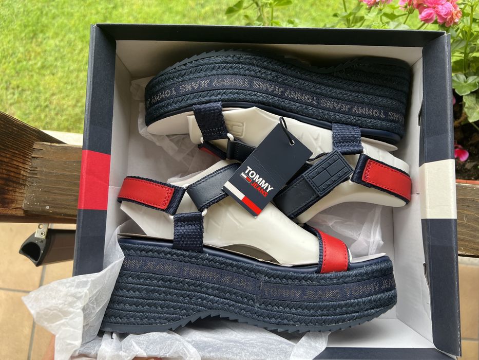 Дамски сандали с платформа, Tommy Jeans Wedge Sandal