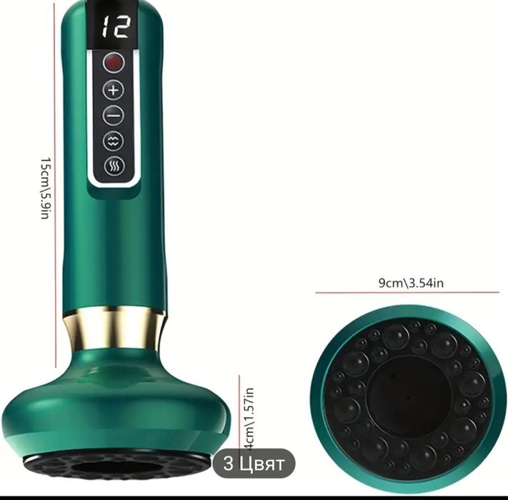 Масажор с 12 степени за вендузи