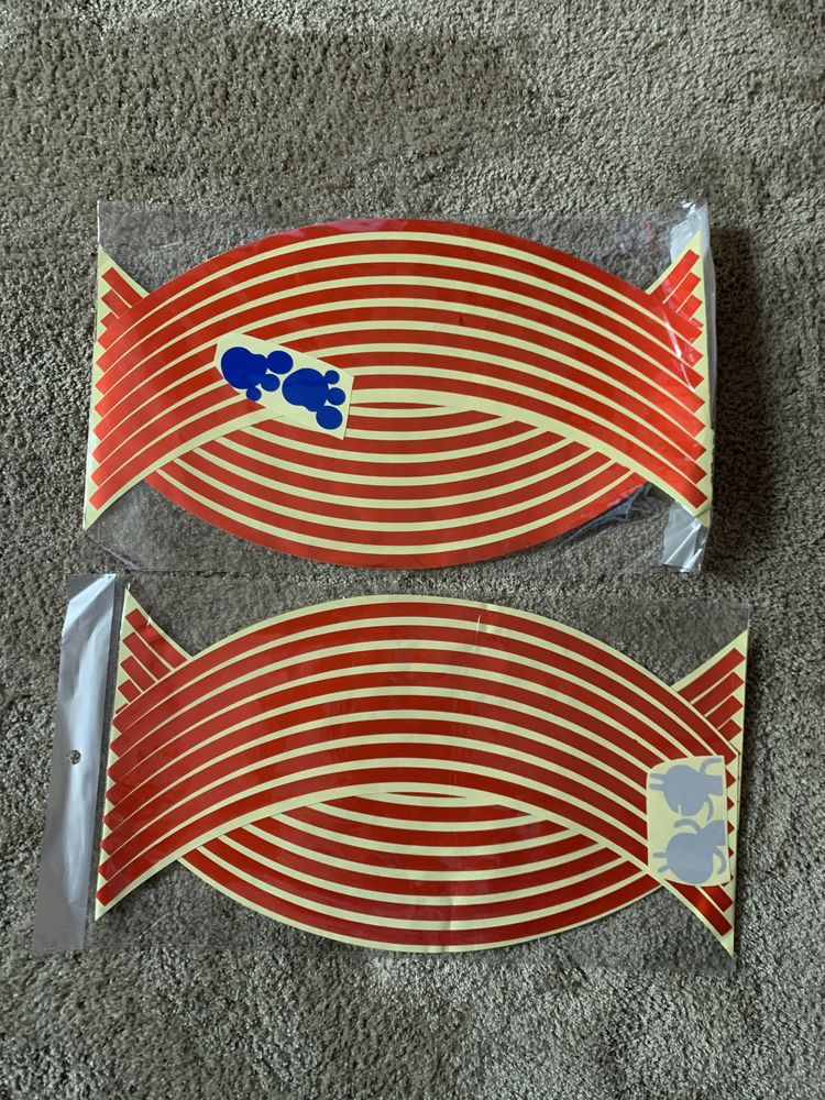 Rim Stripes/Wheel stripes moto /pret set fix