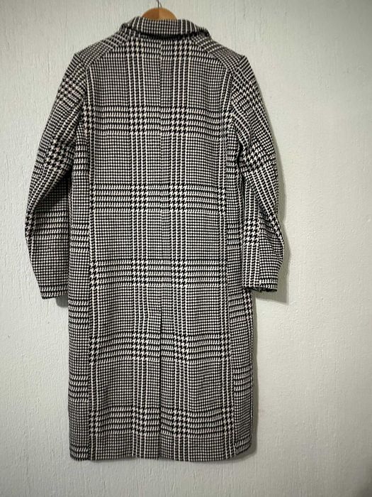 Дълго дамско палто от вълнена смес H&M