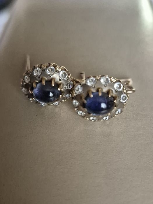 Серьги золото, советских времен