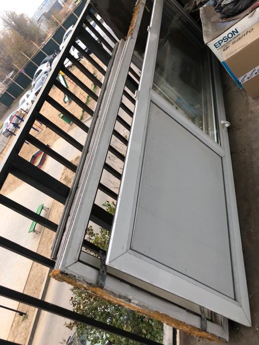 пластиковое окно и дверь б/у