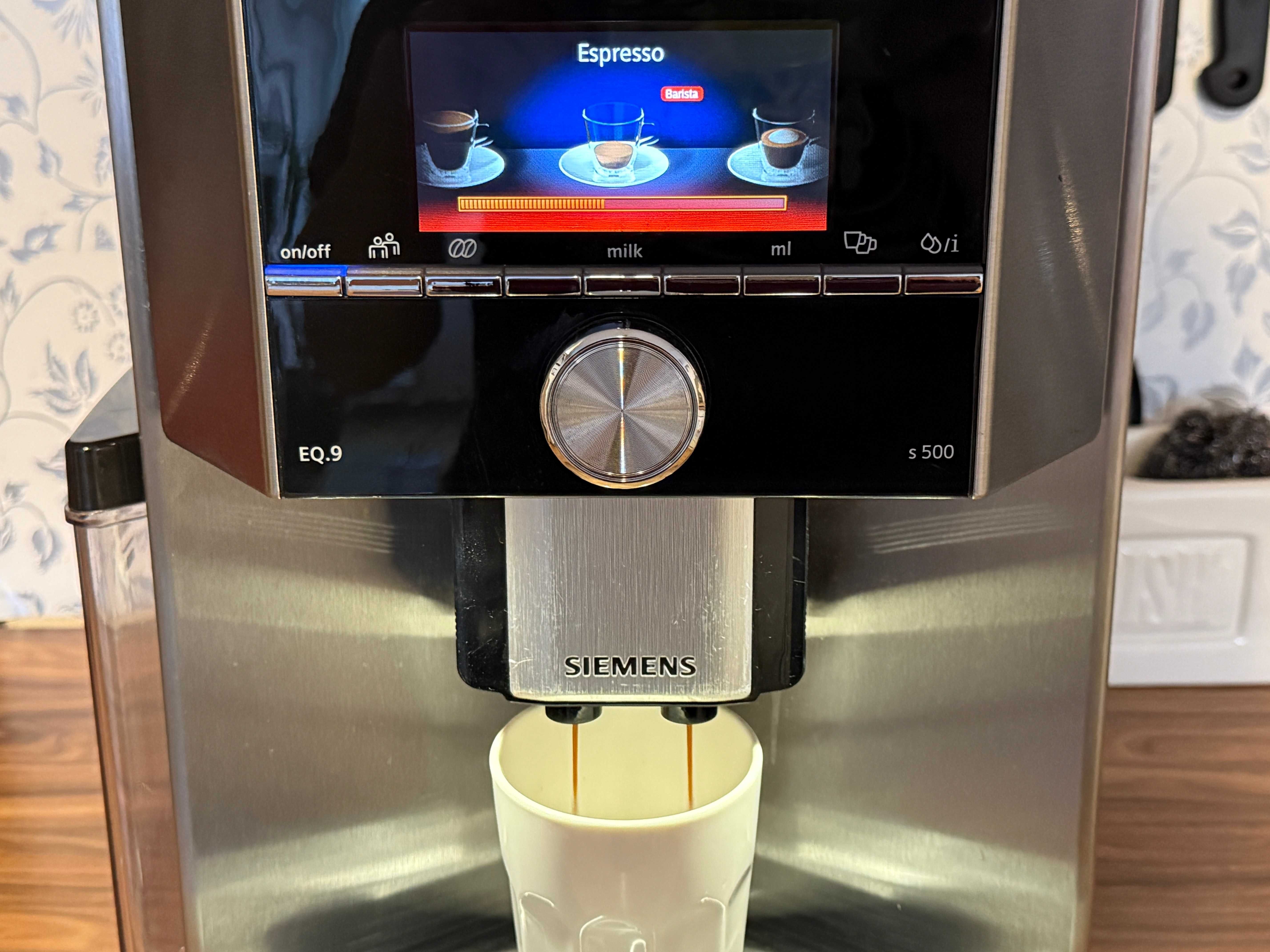 Кафе Автомат Siemens EQ9 s500`Espresso,Cappuccino,Latte,Ristretto