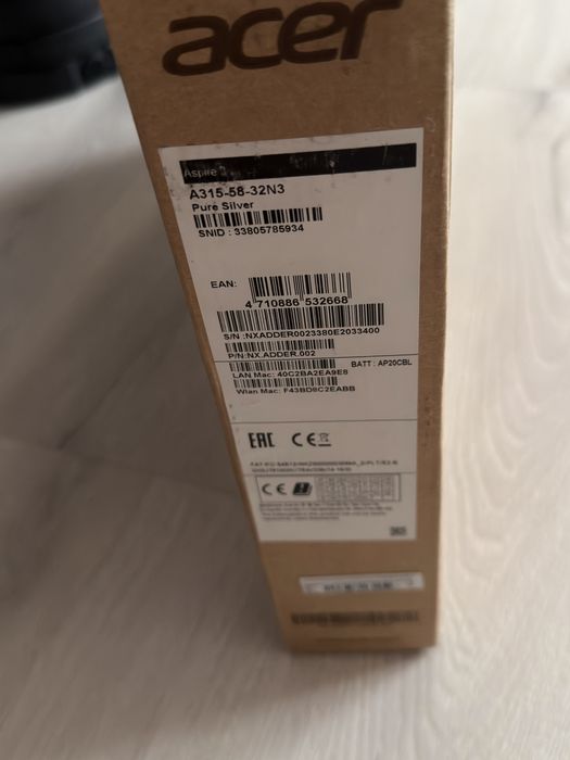 Ноутбук для работы. Acer