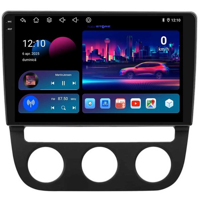 Navigatie Android Dedicata 10Inch, Volkswagen Golf5/Jetta (2004-2009)