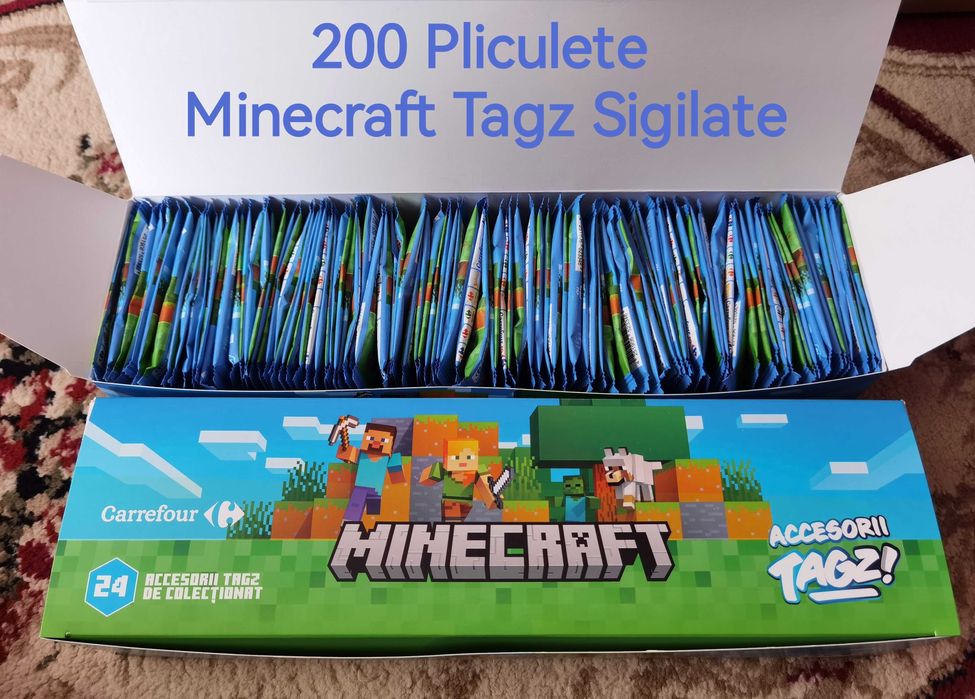 Minecraft Tagz 200 pliculete noi accesorii