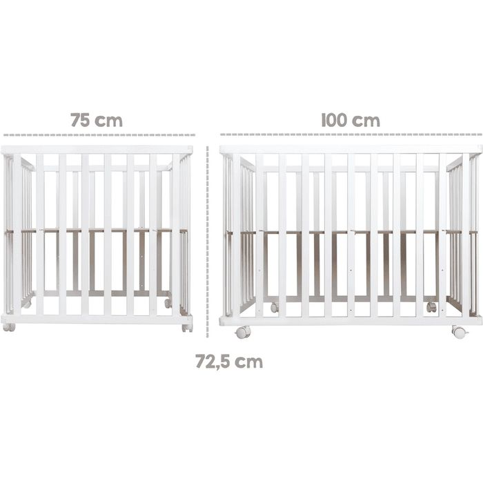 Țarc de joacă Roba Rock Star Baby, 75 x 100 cm alb. (NOU)