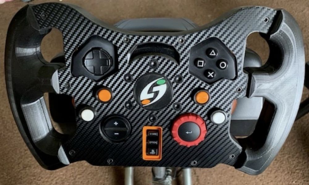 3D принтиран GT3 Racing волан за Logitech G29 / G923