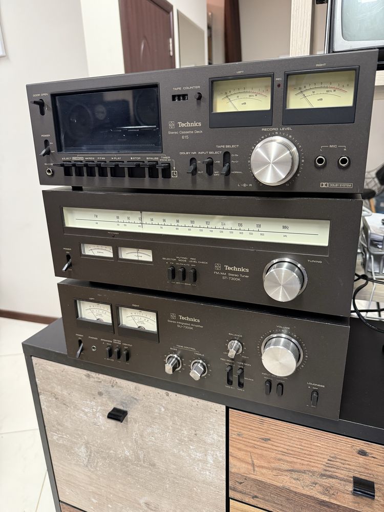 Продавам винтидж аудио сет Technics - SU-7300, ST-7300, RS-615US