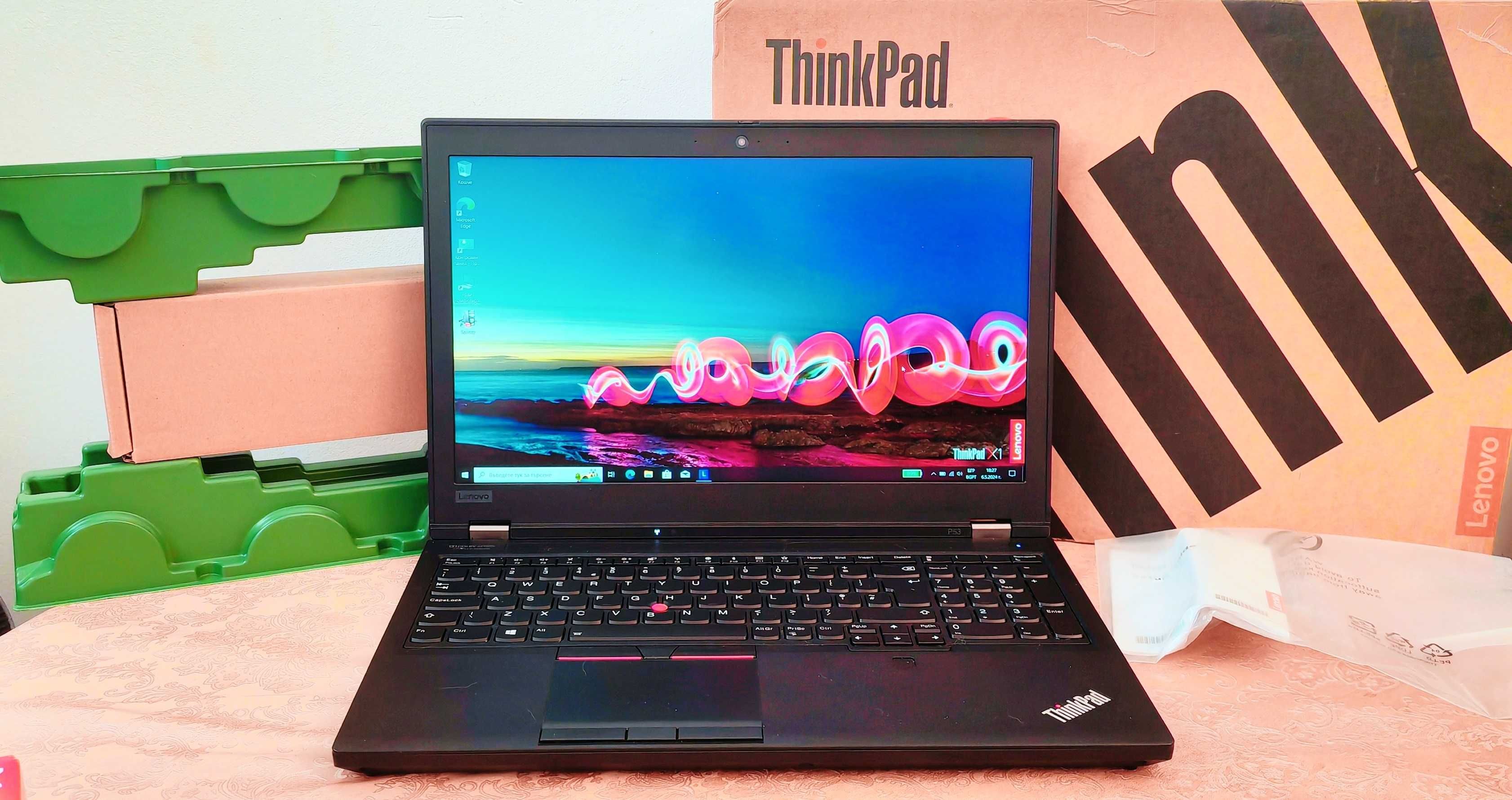 Lenovo ThinkPad P53/Core i7-9750H/32GB RAM/256GB SSD/Quadro T1000 4GB