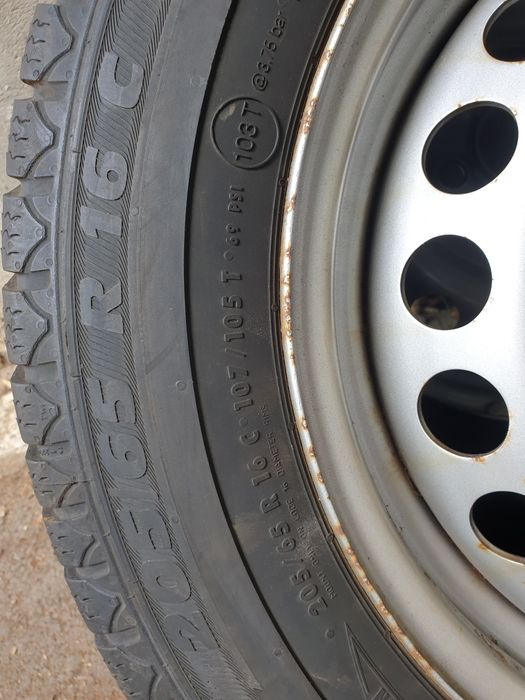 4 ROTI .T6..205/65/16 C IARNA M+S T6 CRAFTERimp.Germ.