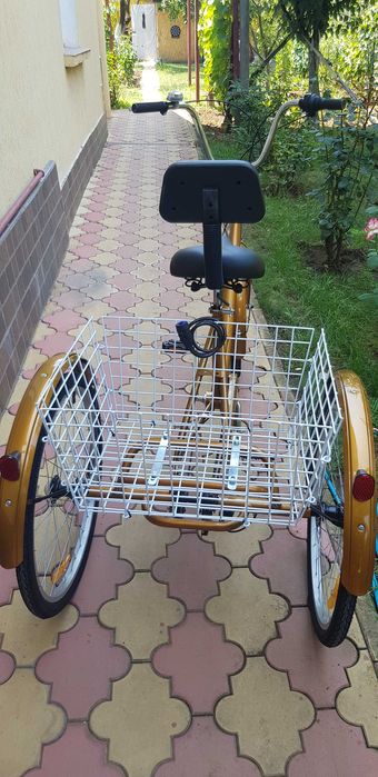 Bicicletă cu 3 roți și 6 viteze, pt. adulti unisex