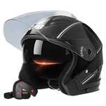 Casca Moto/Scuter Italia, Viziera Dubla, marime universala 56-62cm