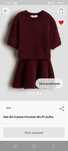Set fusta si bluza pufoase 134/140 H&M