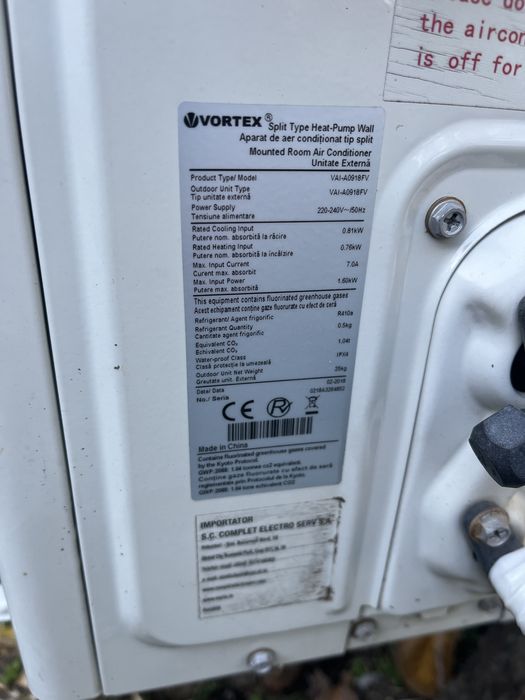 Aer conditionat vortex