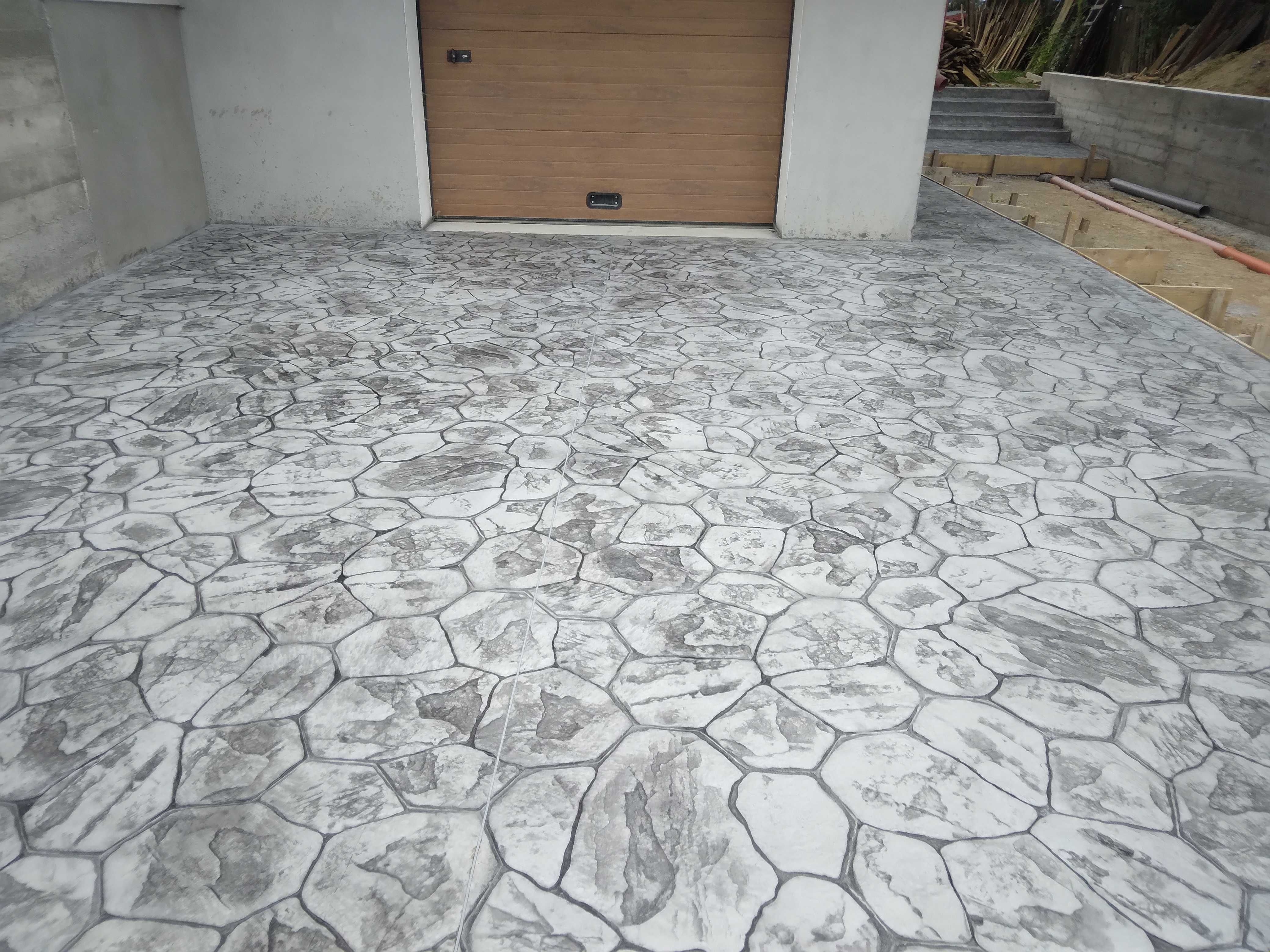 Beton amprentat ,beton elicopterizat