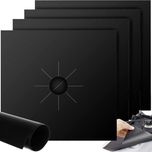 Set 4 folii protectie aragaz reutilizabile rezistente caldura 27x27cm