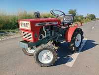Tractor/tractoras japonez de gradina+plug+remorca