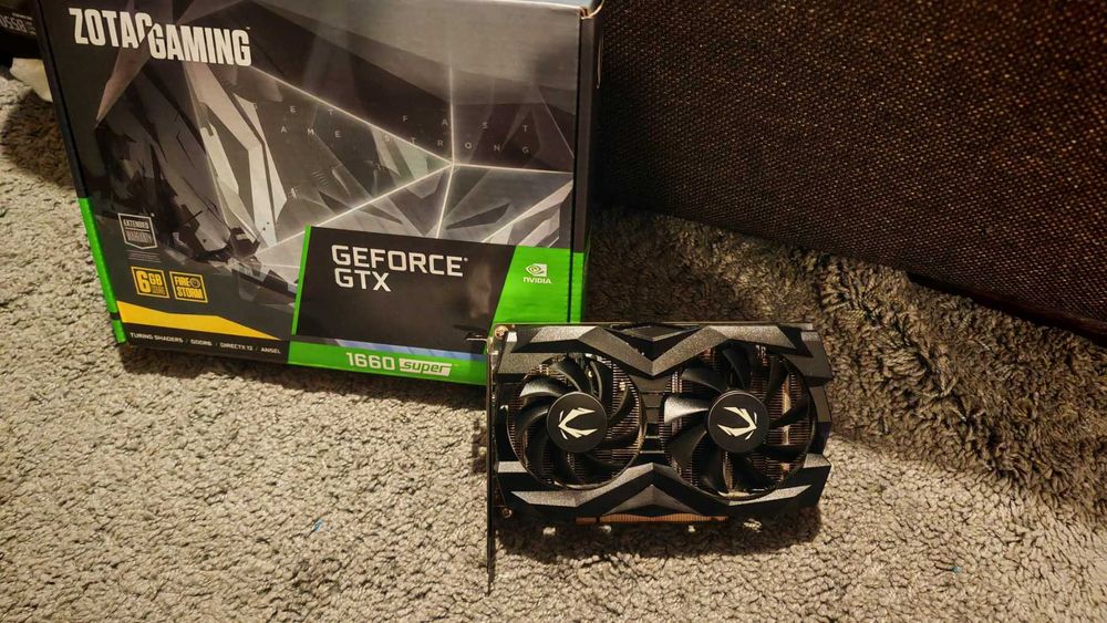 Видео Карта ZOTAC NVIDIA GeForce GTX 1660 Super 6GB GDDR6