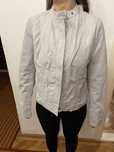Geaca piele gri Massimo Dutti L