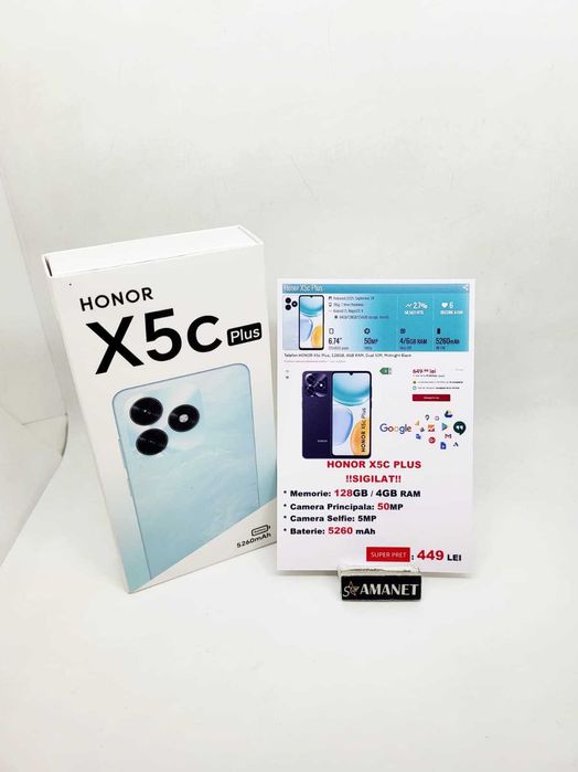 ***STAR*** Shop: Honor X5c Plus - 128GB - SIGILAT - GARANTIE!!!