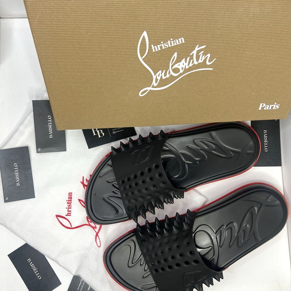 Louboutin "Take it Easy" Slides