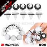 Set 50 buc clipsuri auto interior portiera cu garnituri antivibratii