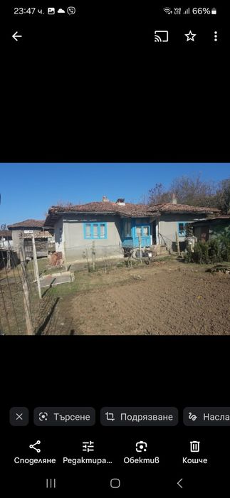 Къща в с.Нова Попина. На 27км. От Силистра