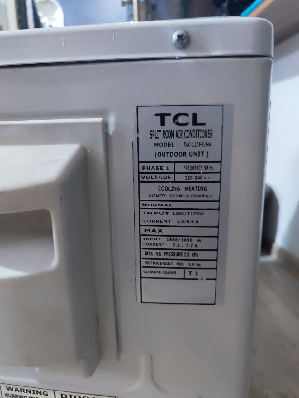 Продается кондиционер TCL