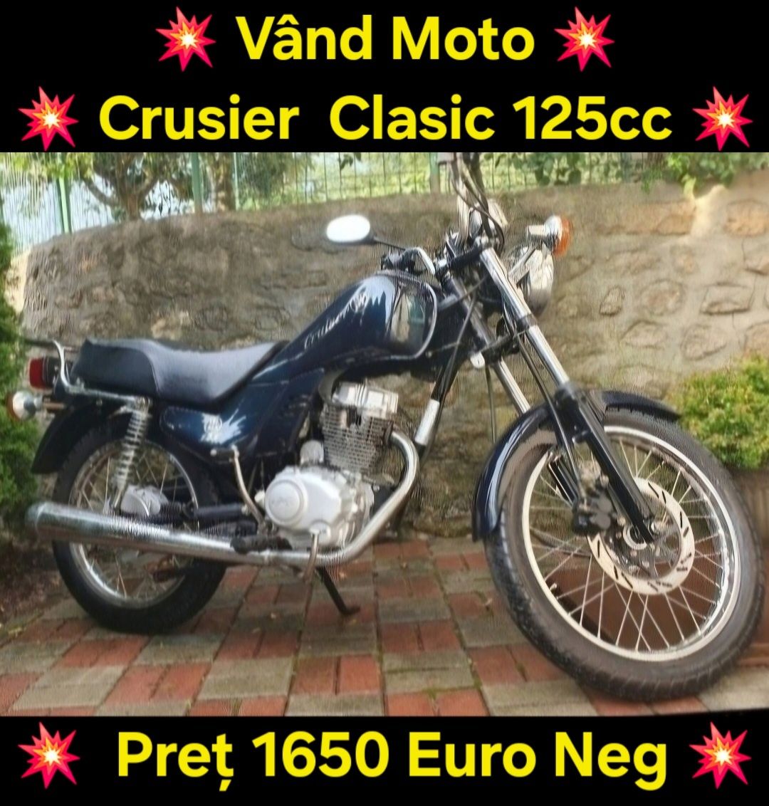 Vând Moto Crusier Clasic 125cc