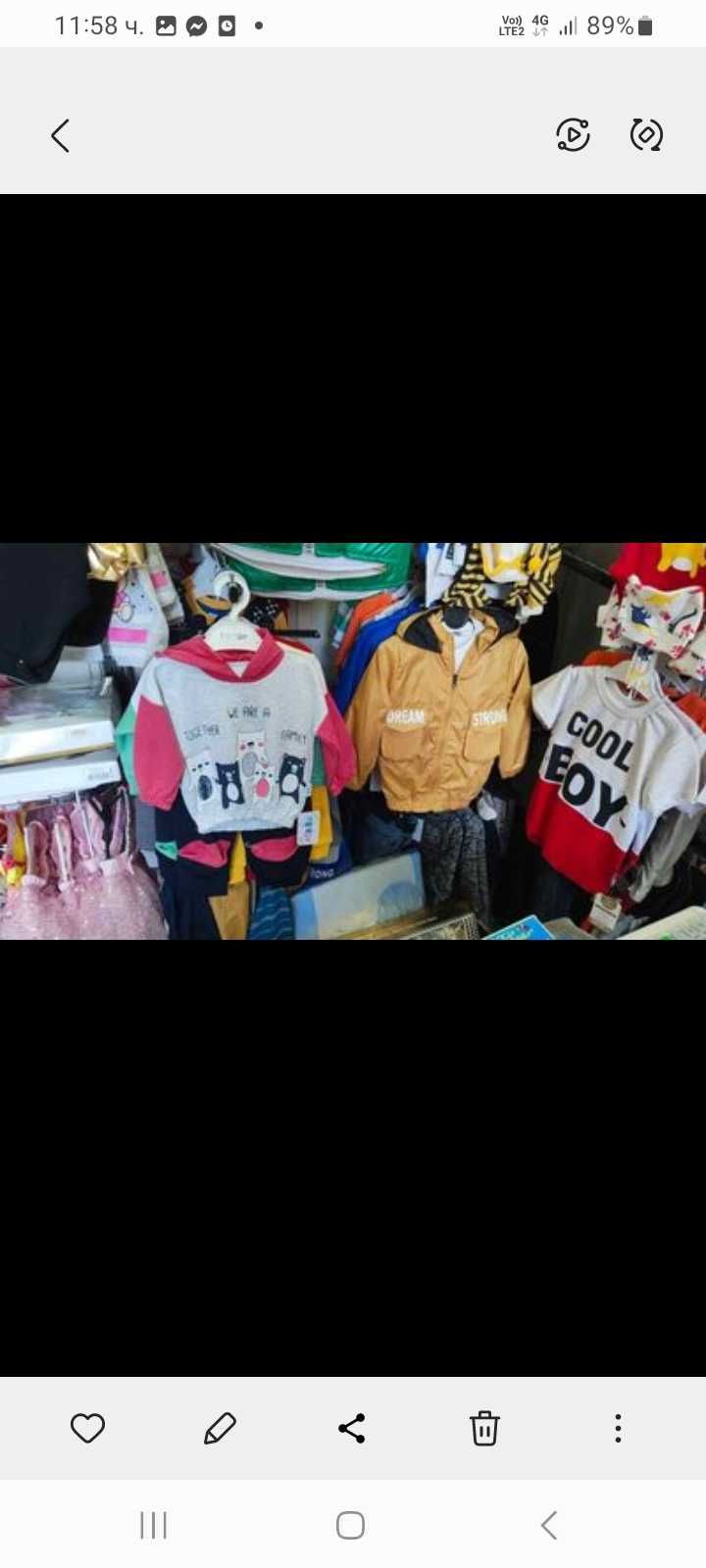 Децки и бебешки дрехи от 0м.до 5г от затворен магазин