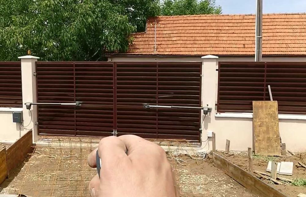 Automatizare poarta batanta culisanta sina Motorline montaj Bistrita