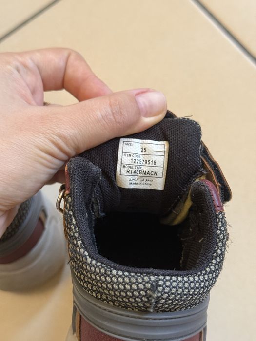 Детские ботинки 25 размер