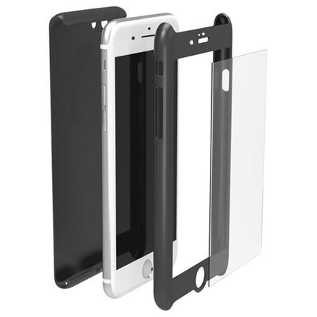 Huse Hard 360 de grade pentru iPhone 6 - Full Body, Negru